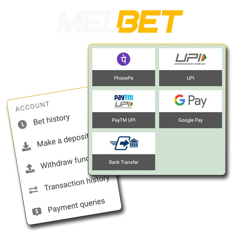 Withdraw your winnings from the Melbet website using the most popular methods.