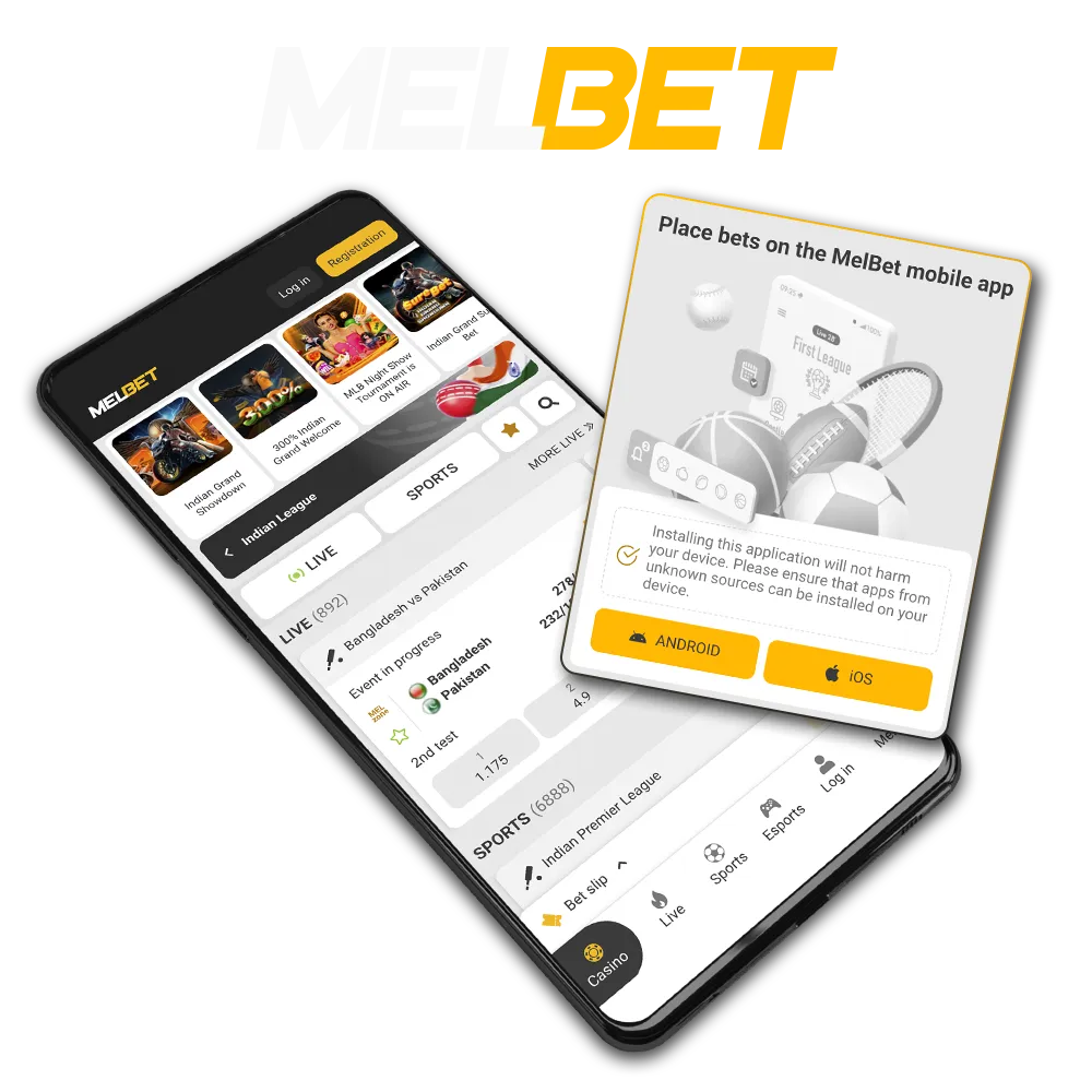 Access Melbet from anywhere using the mobile app.